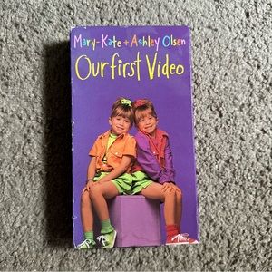 Mary Kate and Ashley VHS Tape “Our First Video”
